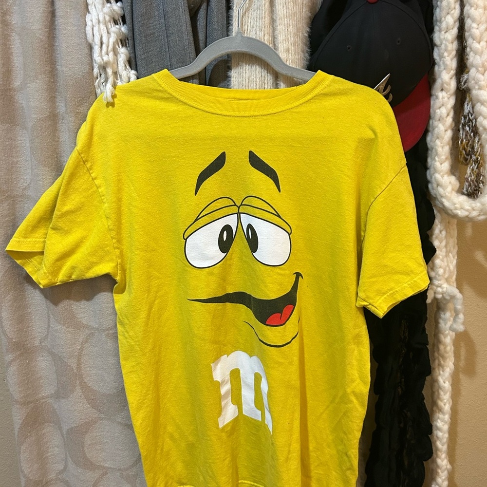 Funny M&M'S Yellow Short Sleeve Tee